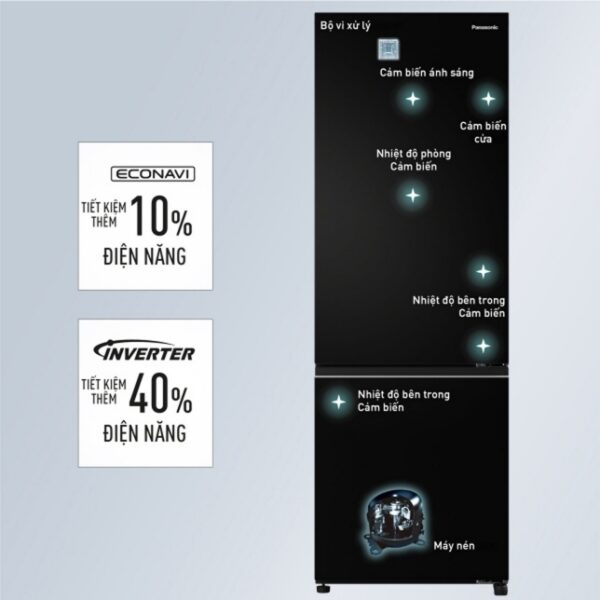 Tủ lạnh Panasonic Inverter 300L NR-BV331CPKV - Image 8