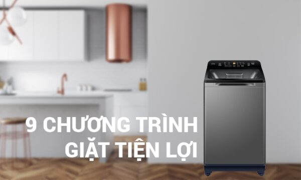Máy giặt Aqua 8.5Kg AQW-FR85GT.S - Image 2