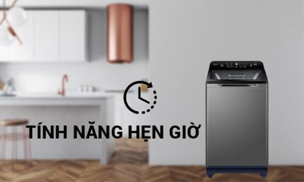 Máy giặt Aqua 8.5Kg AQW-FR85GT.S - Image 5