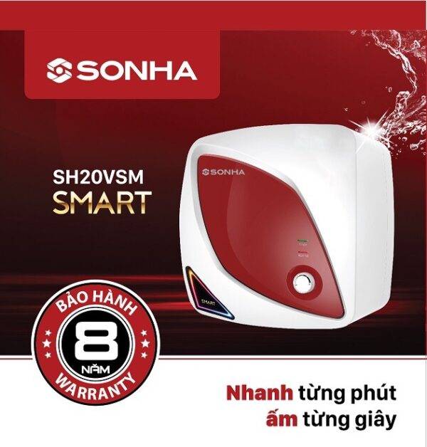 Bình nóng lạnh gián tiếp Sơn Hà 20L Smart SH20VSM - Image 2