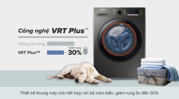 Máy giặt lồng ngang Samsung Inverter 9.5Kg WW95TA046AX/SV - Image 7